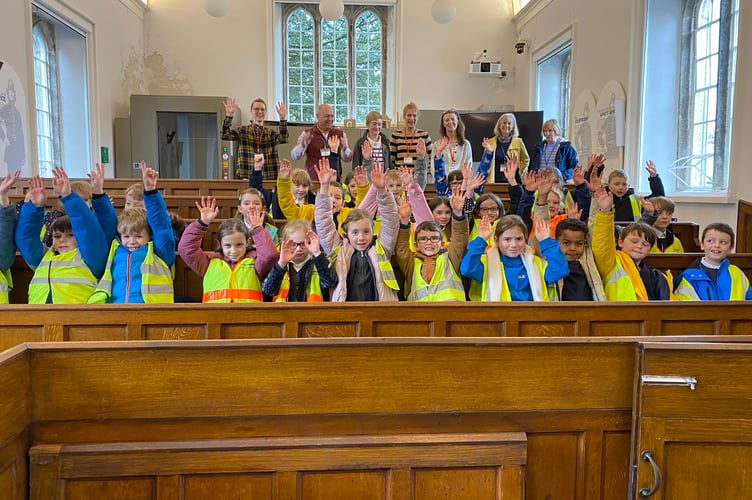 Whitchurch School in Tavistock Guildhall court