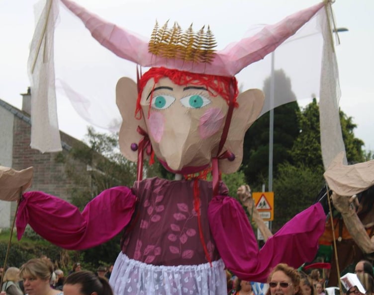 Callington MayFest is known for its puppets