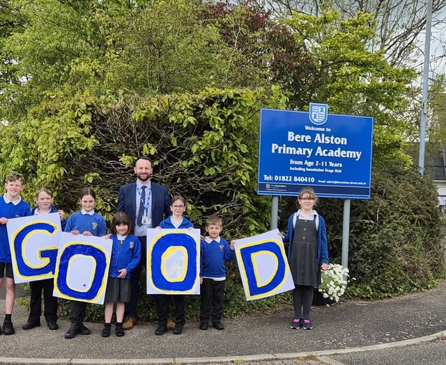 Bere Alston Primary School celebrates Ofsted report