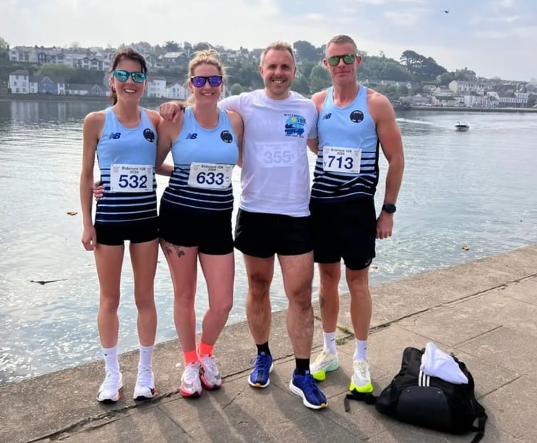 Run Fit Run Fast's team at the Bideford 10K