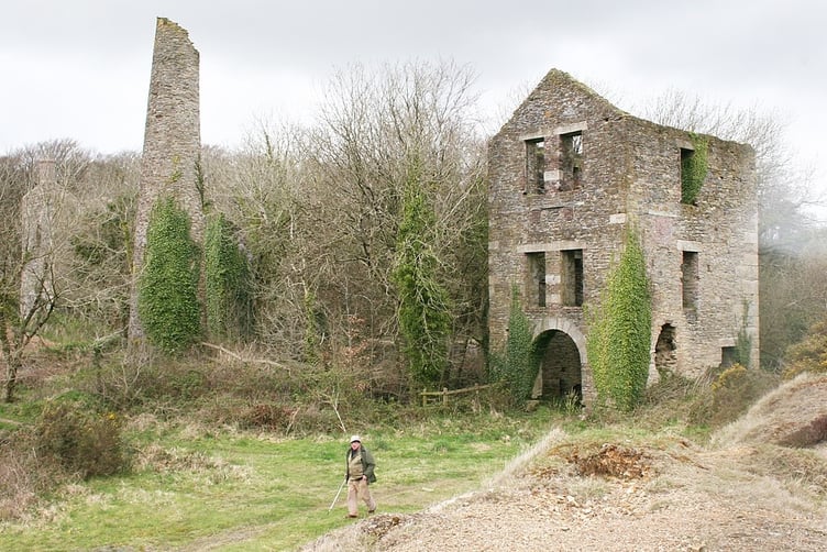 The ruins of Holmbush Mine, at one time the most important mine in the Callington area. Mining could return to the Tamar Valley - although new mine workings would be entirely separate from the older mines in the valley