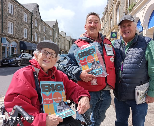 Big Issue seller leaves town