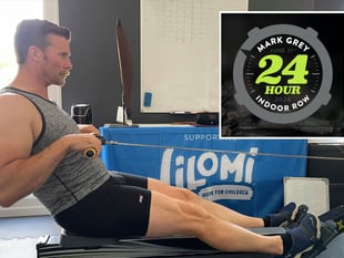 Man's gruelling 24 hour rowing challenge for charity