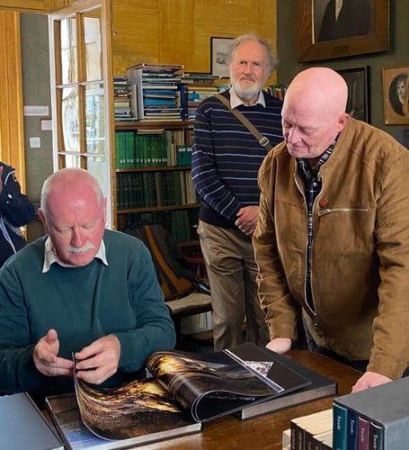L to R Simon Dell, and Peter Russell author of Spirit of Dartmoor
