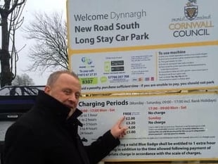 Councillor succeeds in free parking battle