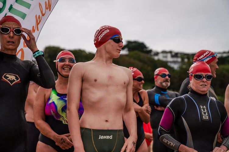 Ice swimmer Matthew Holland