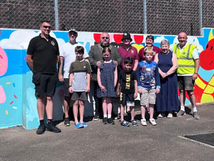 New mural brightens up newly revamped park