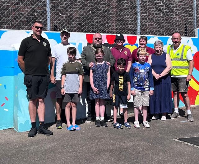 New mural brightens up newly revamped park