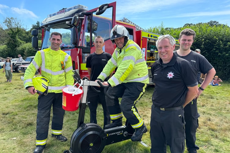 Chagford firefighters are raising funds for The Firefighters Charity by cycling from Chagford to Benidorm, 1,200 miles away. Before the team go they are cycling the 525 mile distance the ferry will take. Donations are being welcomed. AQ 0731