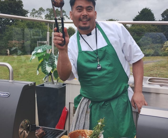 Nursing home holds summer barbecue