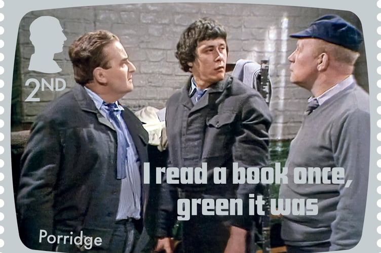 The TV prison comedy Porridge features on a new Royal Mail range of stamps.