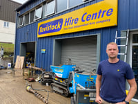 Business defies fire to stay open