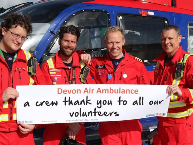 Devon Air Ambulance Week of Thanks campaign