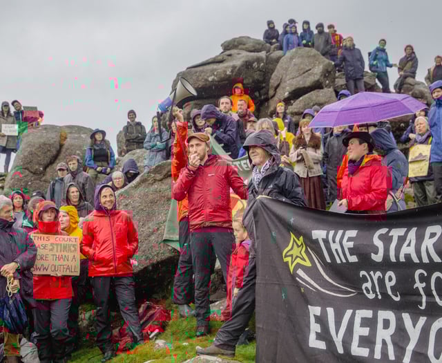 Wild camping protest on tor ahead of court case