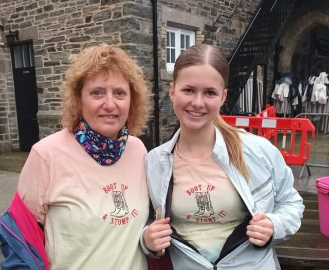 Dotty's charity run goes ahead in teeth of Storm Ashley