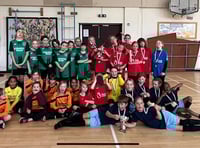 Horrabridge School girls' football success