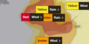 Devon wide emergency alerts issued for red weather warning