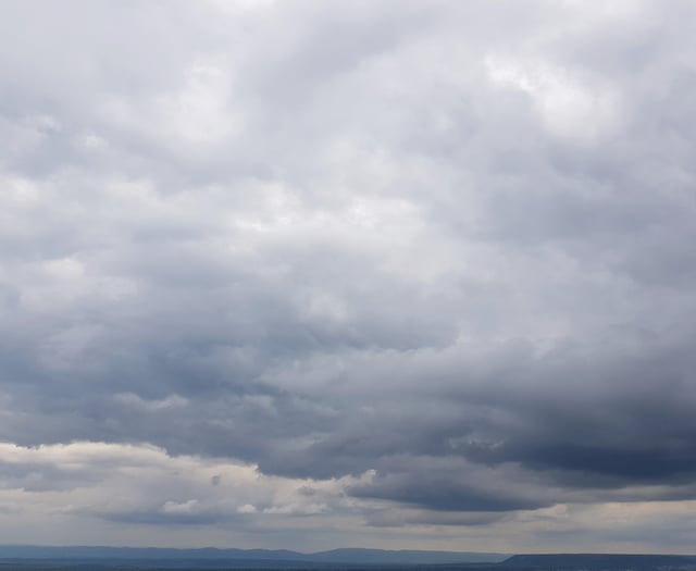 Partly cloudy today moderate rain on the way tomorrow