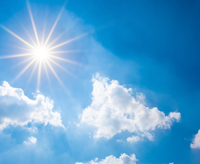 Sunny weather expected today and tomorrow with no rain