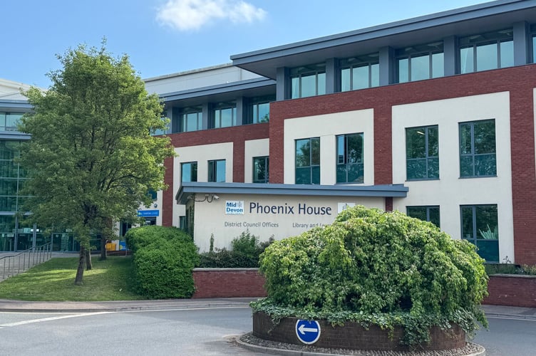 Mid Devon District Council headquarters, Phoenix House at Tiverton. AQ 9950