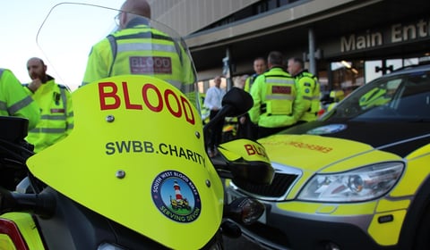 Blood Bikes charity saves NHS £1m