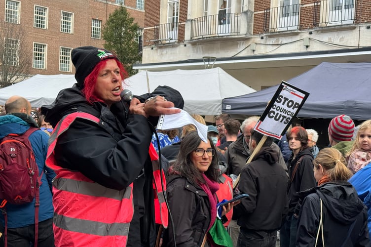 One of the organisers of Exeter is for Everyone.  AQ 6262