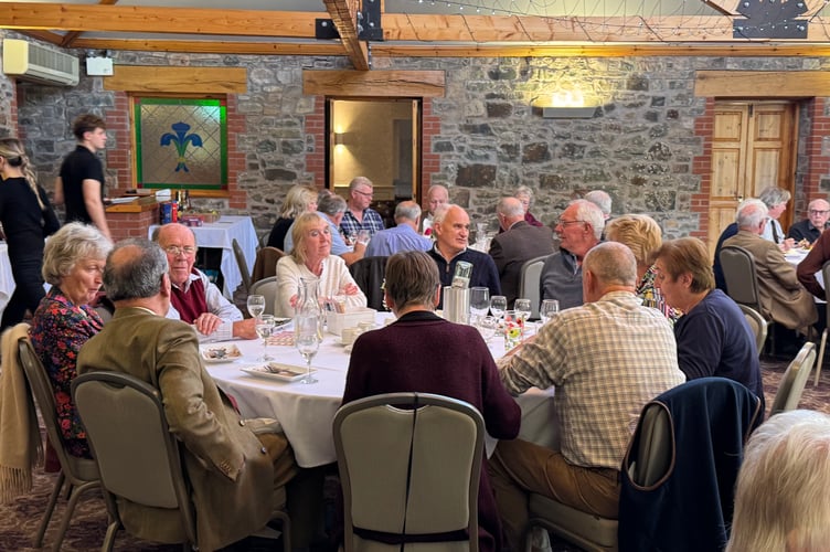 Some of the guests at the Devon County Ploughing Association Presentation Luncheon. AQ 7114