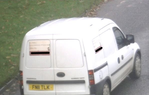Stephen Rice’s van.
