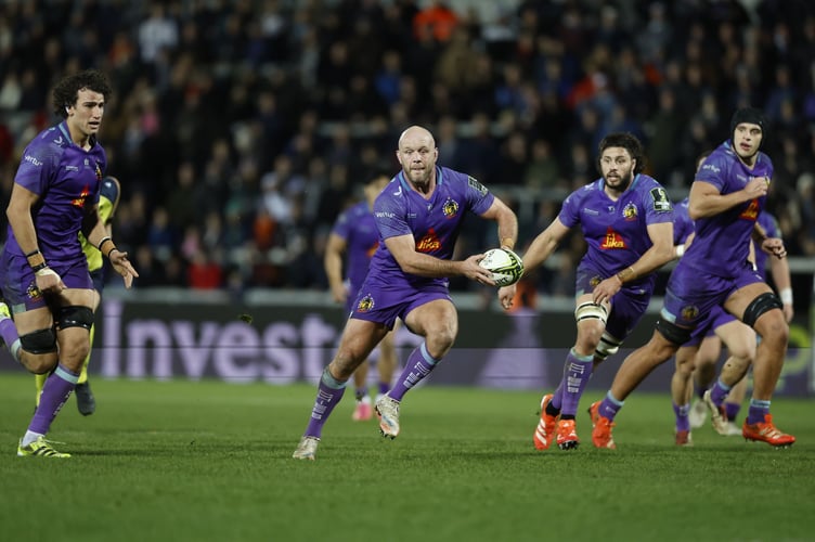 Exeter Chiefs hooker Jack Yeandle in European Challenge Cup action against Cheetahs