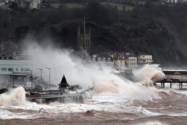 Road closures and widespread flooding as Storm Chandra batters Devon