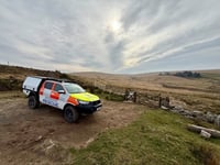 Volunteer rescuers help injured horse rider