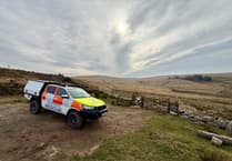 Dartmoor volunteer rescuers help injured horse rider