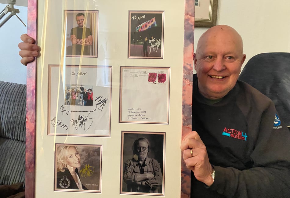 Abba super-fan's quest ends in triumph