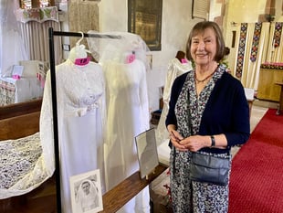 Wedding dress fest enjoyed in village