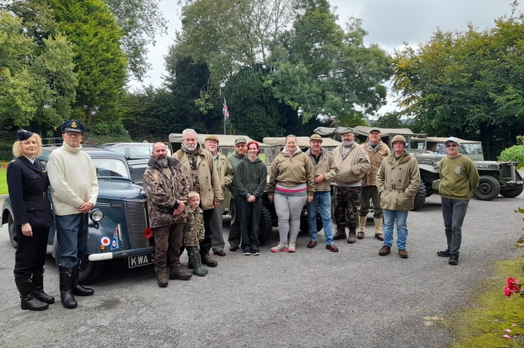 A convoy of vintage vehicles at Abbotsford House on the outskirts of Tavistock in 2024, in a convoy organised by the Devon Military Vehicle Trust and involving the RAF Harrowbeer Interest Group to commemorate Tavistock's Second World War history. A similar event is planned for Saturday, May 16, 2026.