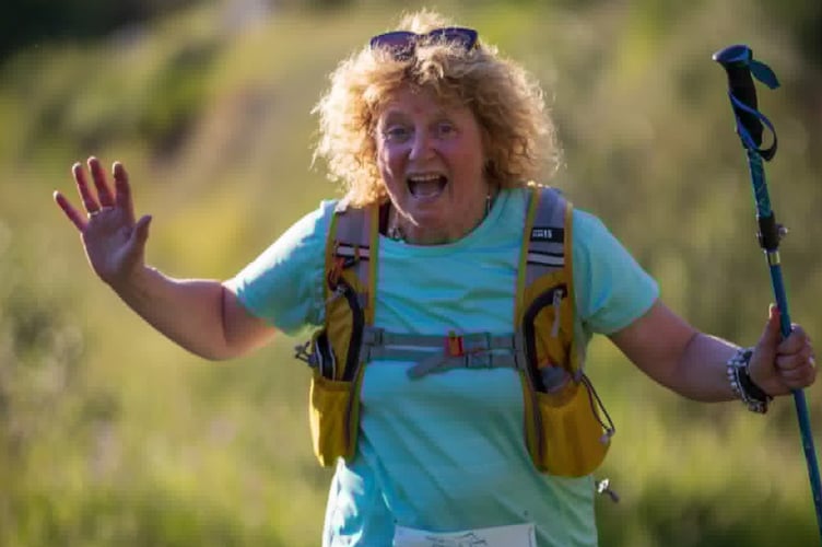 Dotty King beat the heat and mountains of Corfu on a gruelling 15-mile night mountain running race.