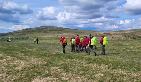 Volunteers rescue moor walker