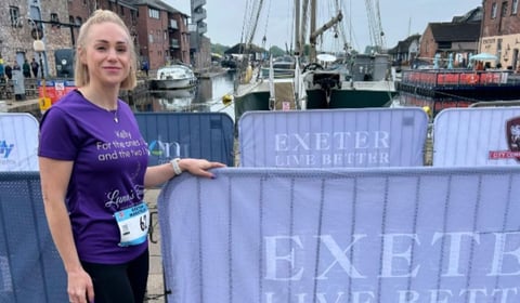 Callington mum runs Plymouth Half for baby loss charity