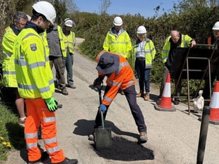 County council asks for community help fixing potholes
