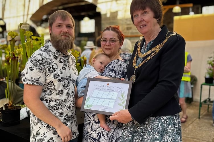 Green-fingered awards at Tavistock Country Garden Show.