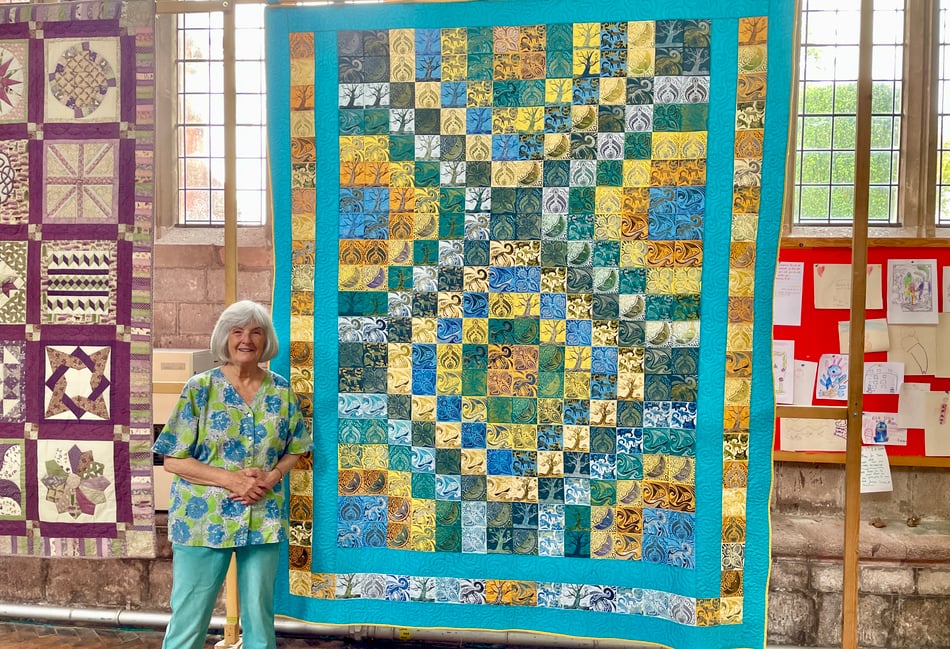 Quilt exhibition draws crowds to parish church