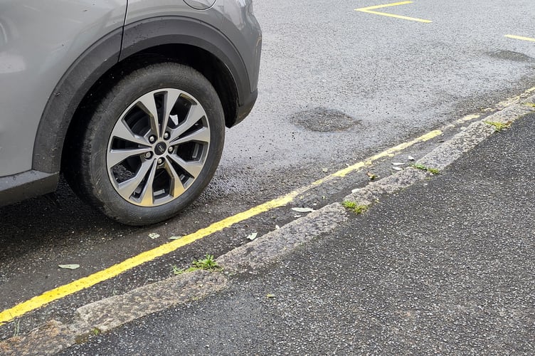 A dropped kerb, Transition Tavistock