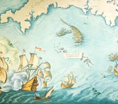 Rare showing of Spanish Armada maps