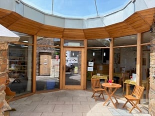 Underground village community shop shortlisted for green award
