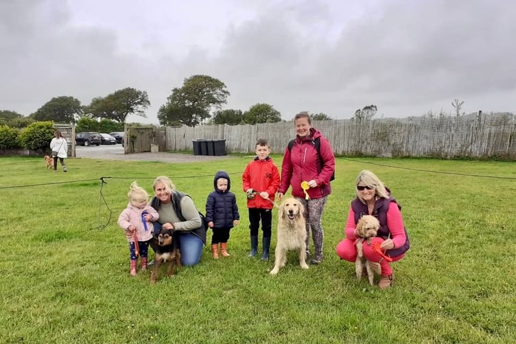 A family dog show at Harlings Farm open day during the national Open Farm Sunday weekend to raise funds for its social enterprise Daniel's Ride.