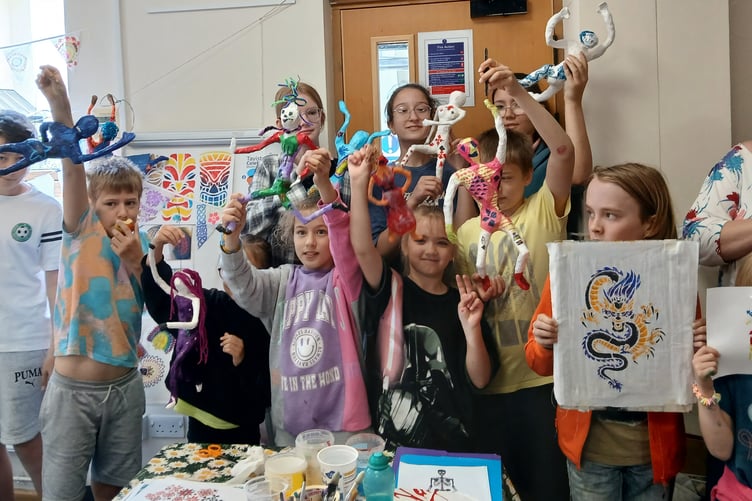 An art workshop at Tavistock Library, part of last year's Respect Fest