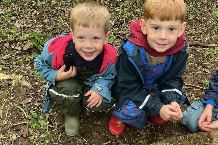 Horrabridge Primary School getting their hands dirty digging for bugs.