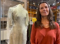 Daughter donates mum's wedding dress to museum