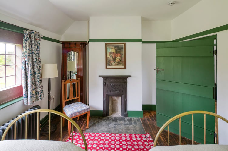 The bedrooms in the cottage hospital were once used by convalescing First World War soldiers.