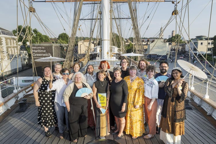 Staff at The Box, Plymouth collect their award